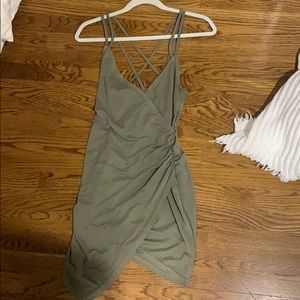 Olive green Tobi dress